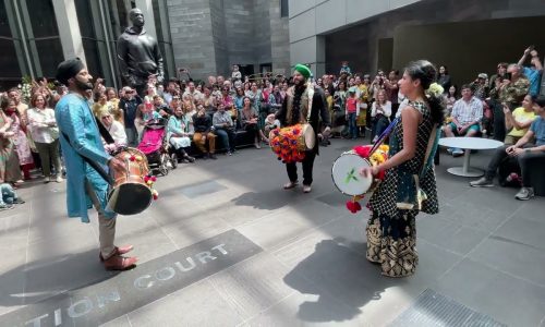 Captivating Dhol, fashion talk, dances, art at the NGV Indian Community Day